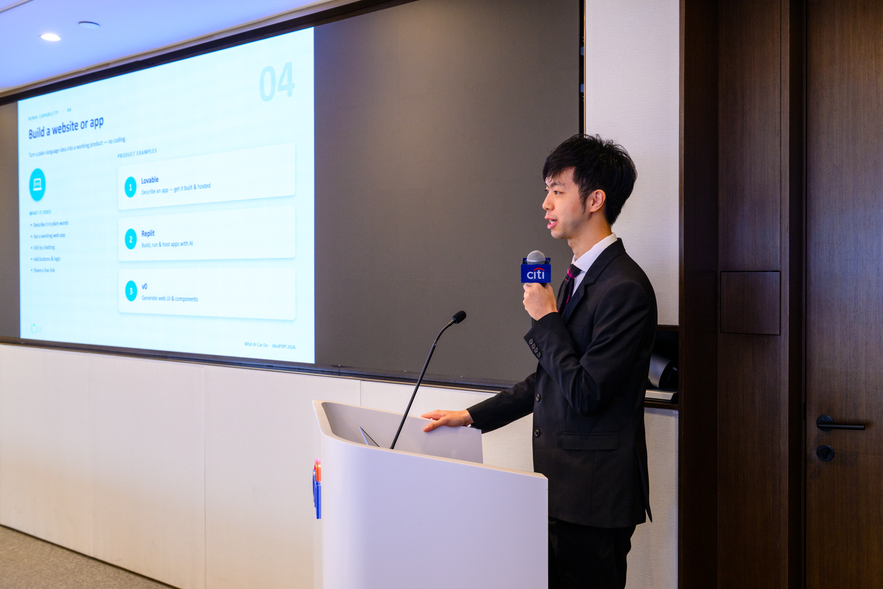 Citi Presents IdeaPOP! 2026 AI Feature Prototyping Workshop 活動相片