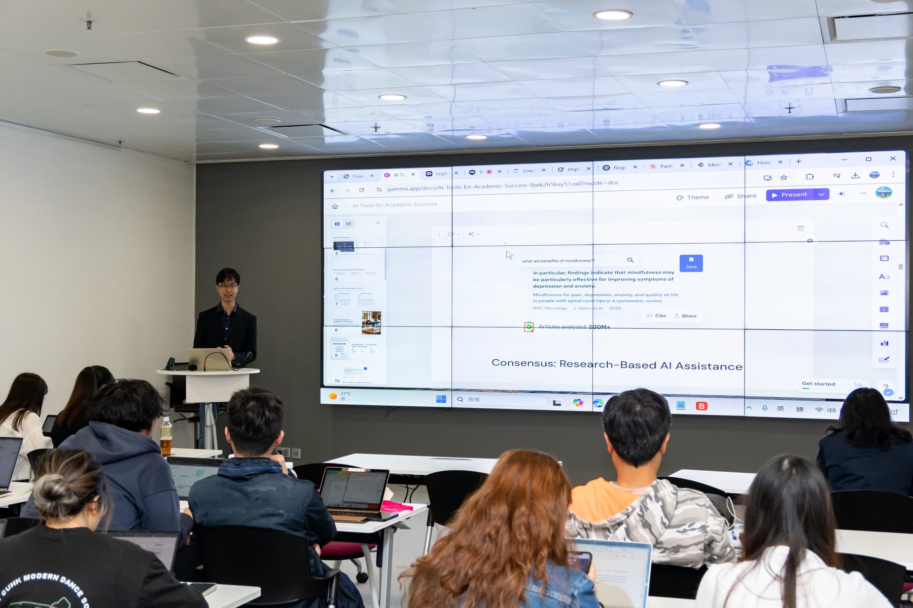 中大 Manage Your Academic Challenges with AI 工作坊 活動相片